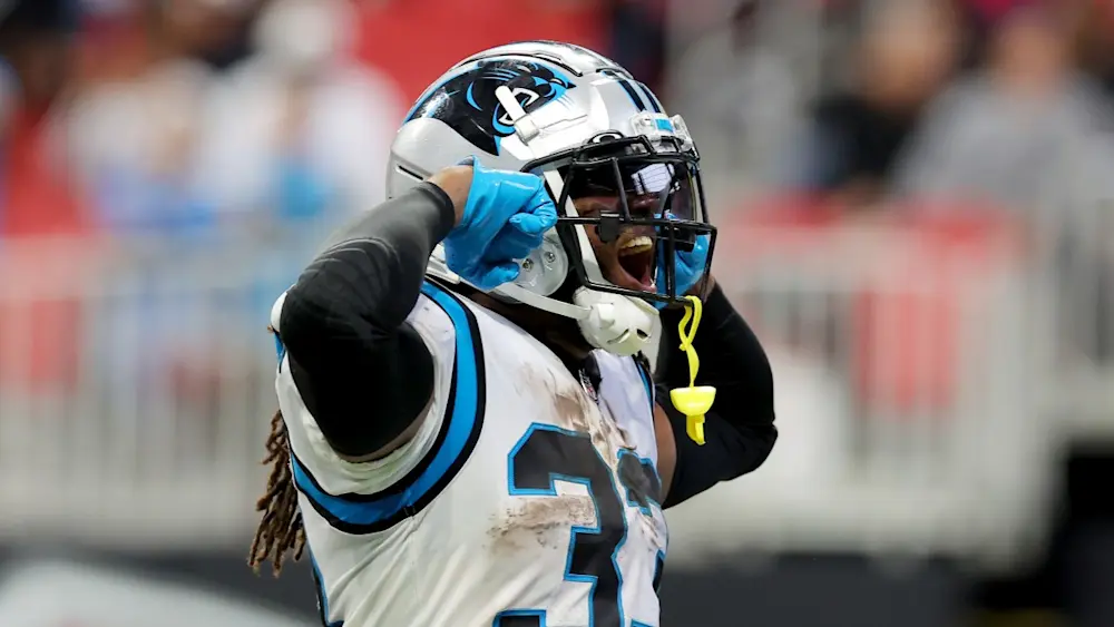 D'Onta Foreman Panthers flex