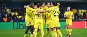 football 2025 spain liga ea sport villarreal team celebration