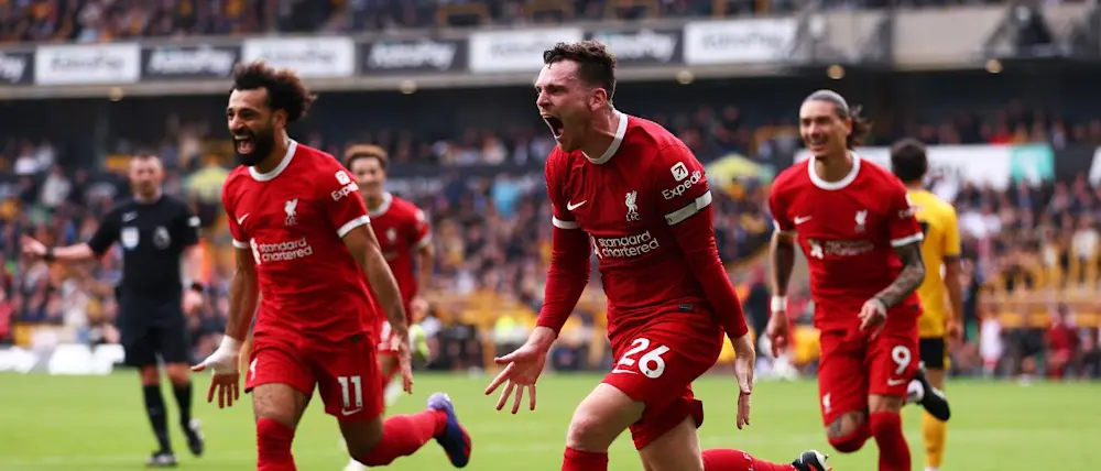 football 2023 premier liverpool celebration