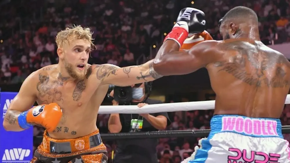 Jake Paul vs. Tyron Woodley Jab