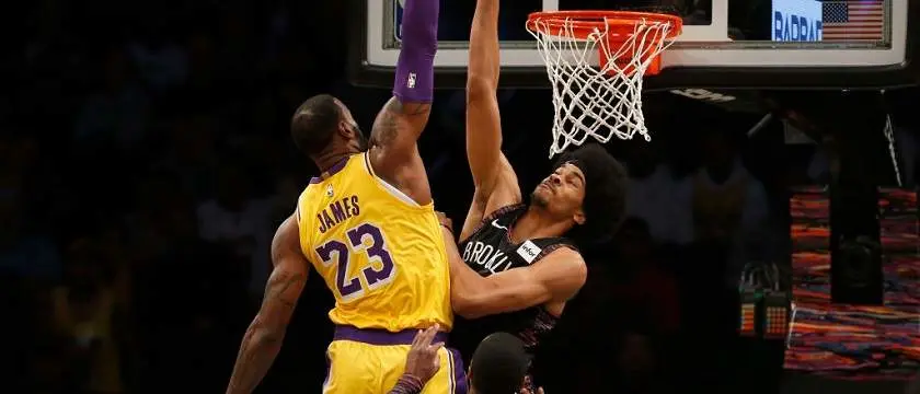 r basketball lakers nets lebron