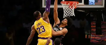 r basketball lakers nets lebron