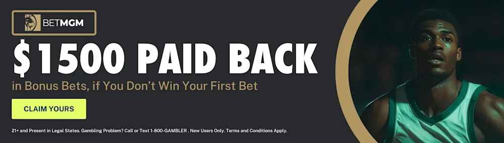 BetMGM $1500 Paid Back in Bonus Bets Offer