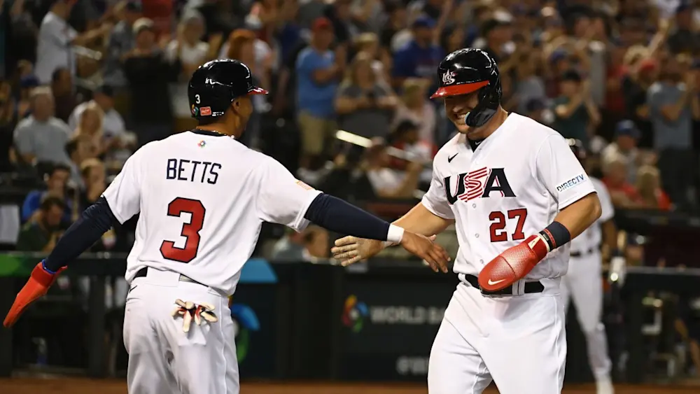 Mike Trout & Mookie Betts Team USA World Baseball Classic 2023