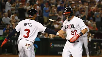 Mike Trout & Mookie Betts Team USA World Baseball Classic 2023