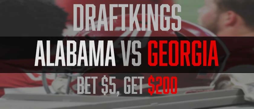 Draftkings - CFP National Champ Bet 5 Get $200