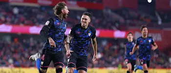 football 2023 laliga sevilla ramos celebration