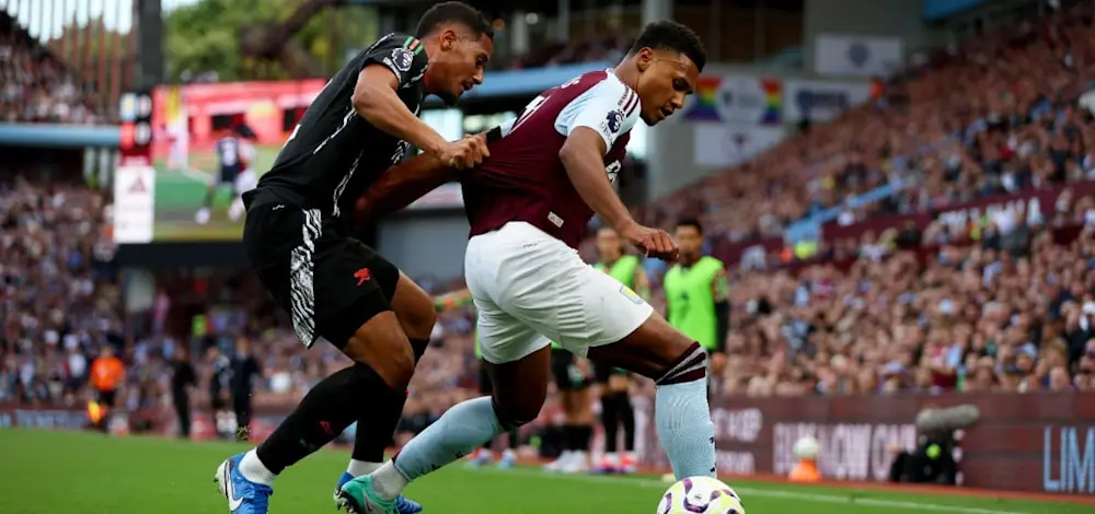 football 2024 premier league aston villa arsenal ball possession 2