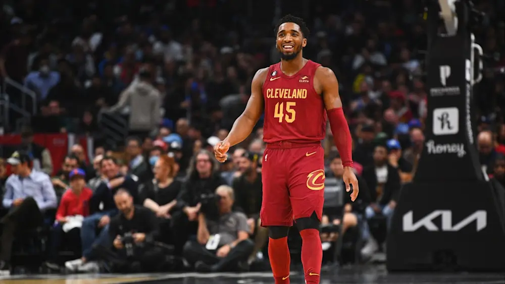 Donovan Mitchell Cavaliers smile