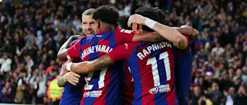 football 2024 laliga barcelona players goal home