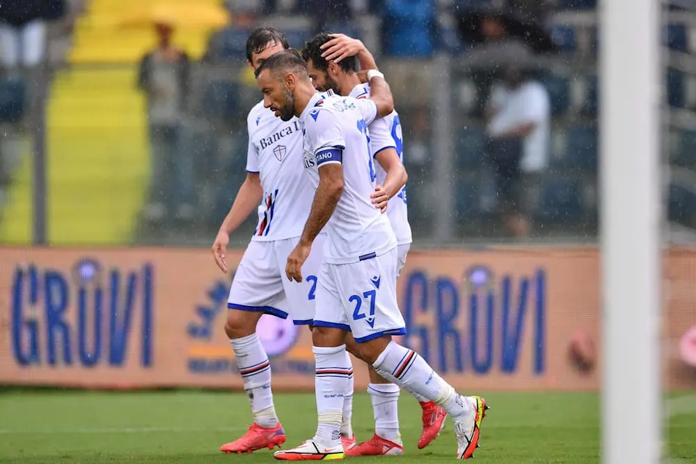r football serie a sampdoria celebration 2022