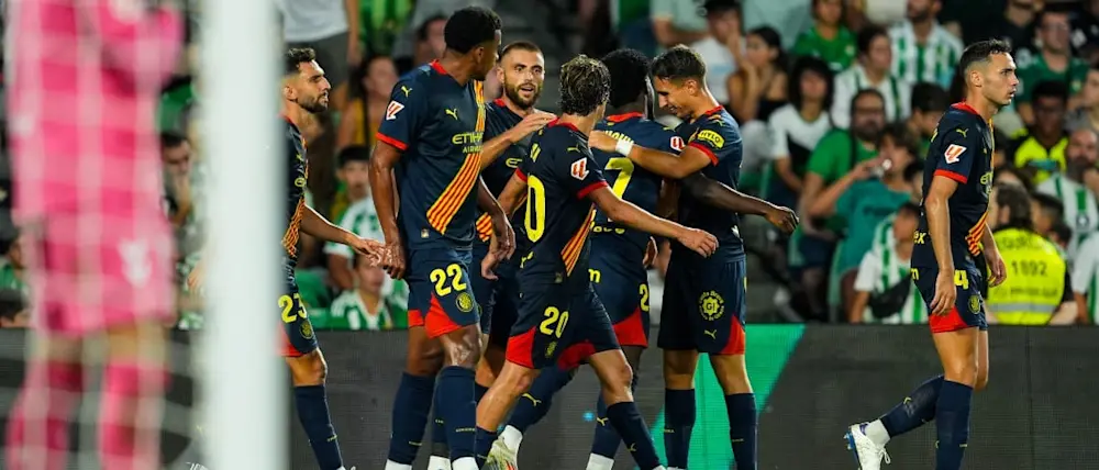 2024 football laliga girona away celebration