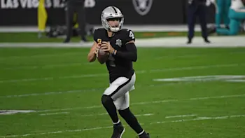 Derek Carr Raiders drop back
