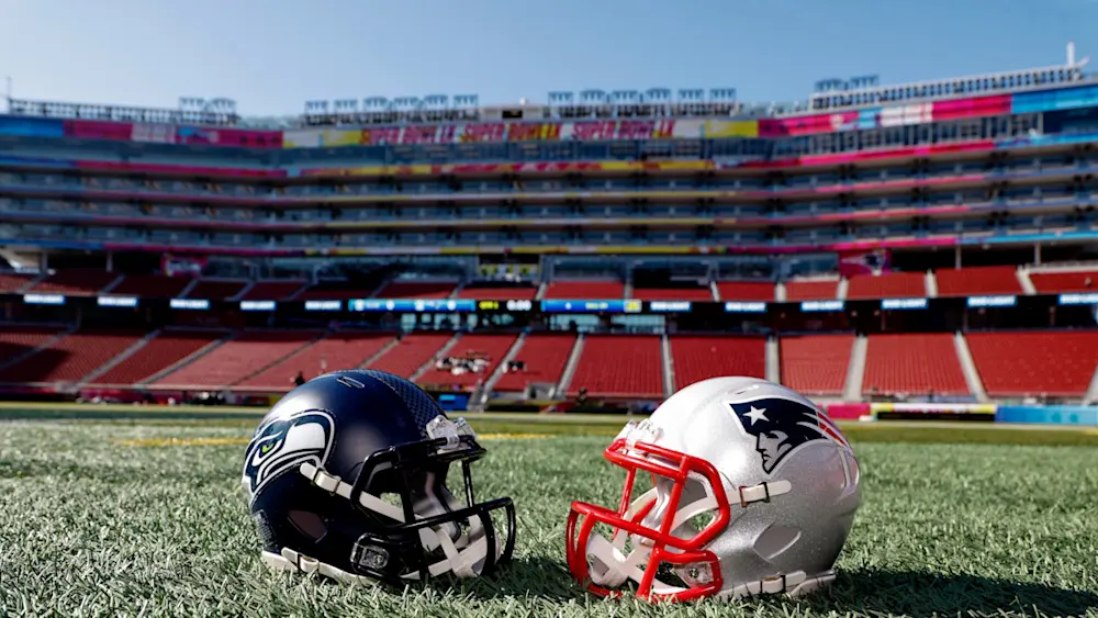 Super Bowl LX Stadium Helmets