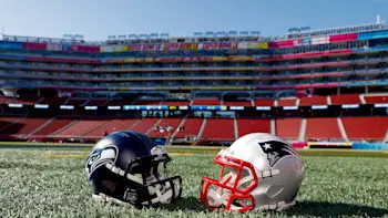 Super Bowl LX Stadium Helmets