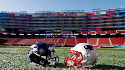 Super Bowl LX Stadium Helmets