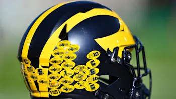 Michigan Wolverines Football Helmet