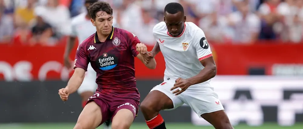 football 2025 spain liga ea sport sevilla valladolid lukebakio ball conduction