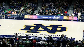 Notre Dame college basketball court
