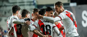 football 2023 laliga rayo vallecano celebration players