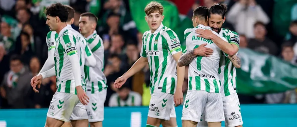 football 2025 spain liga ea sport real betis isco antony goal celebration