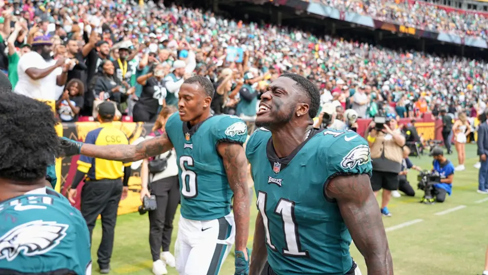 AJ Brown & DeVonta Smith Eagles