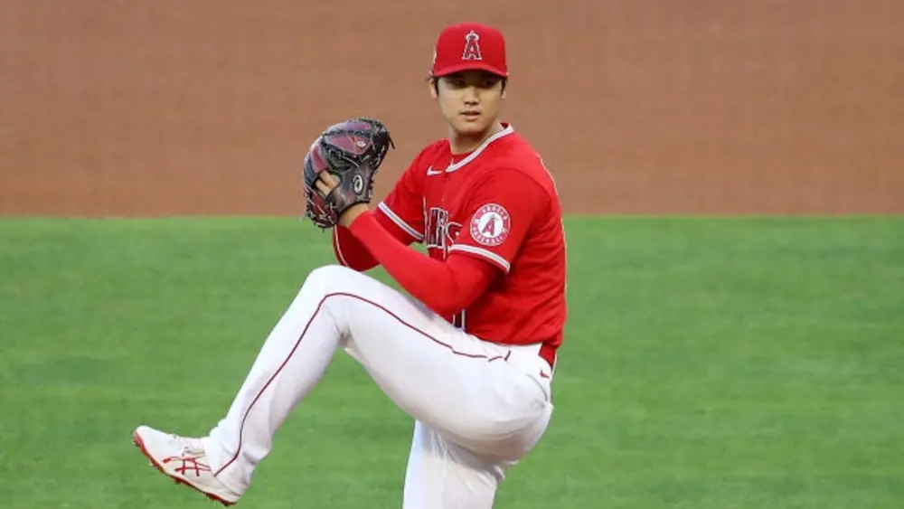 Angels Shohei Ohtani Pitch