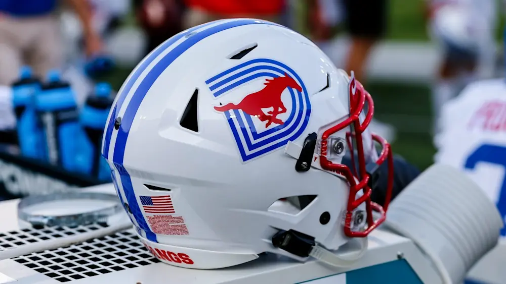SMU Mustangs Football Helmet
