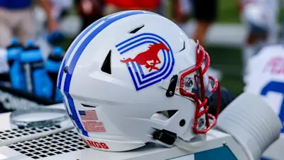 SMU Mustangs Football Helmet