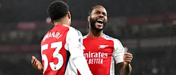 football 2024 england premier league arsenal sterling goal celebration