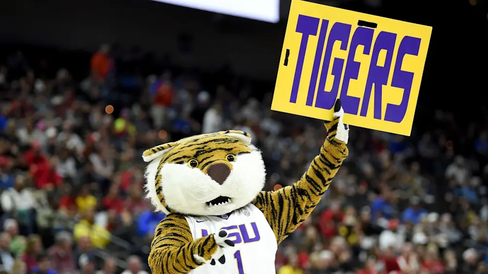LSU Tigers Basketball Mascot
