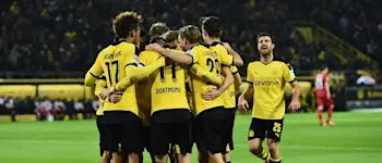 r football bundesliga bvb celebrating