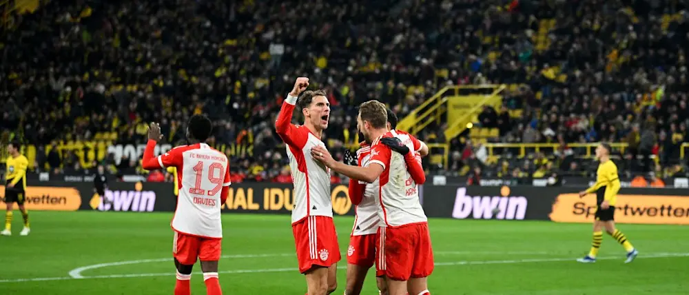 football 2023 bundesliga bayern munich dortmund goal celebration