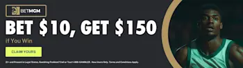 BetMGM Bet $10, Get $150 Offer