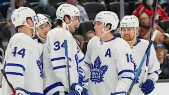 Maple Leafs Team Celebration