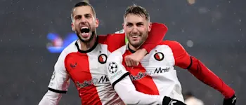 football 2025 champions league feyenoord goal celebration
