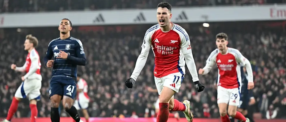 football 2025 england premier league arsenal martinelli goal celebration