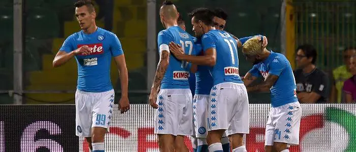 r football napoli celebrations