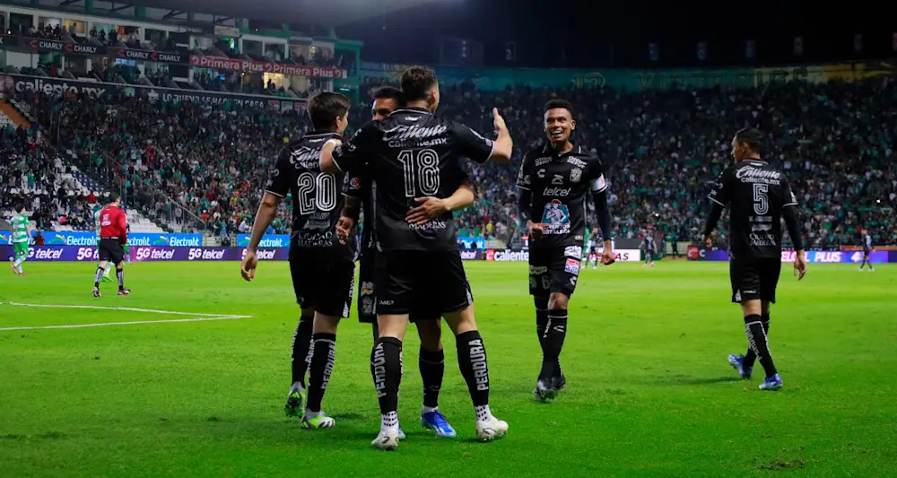 football 2023 ligamx club leon black celebration