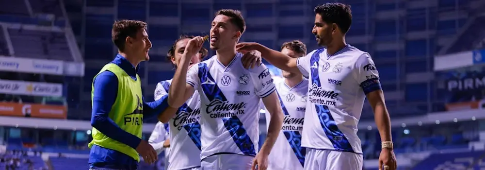 football 2024 mexico ligamx puebla goal celebration