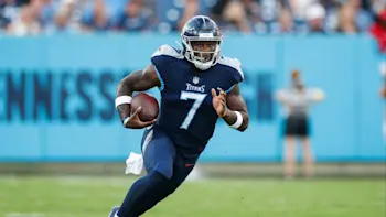Malik Willis Titans running