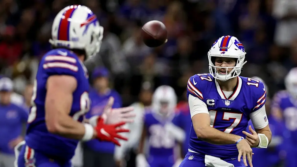 Josh Allen Pass +Dawson Knox Bills 
