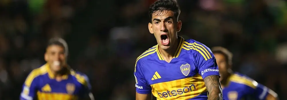football 2025 argentine liga argentina boca juniors goal celebration
