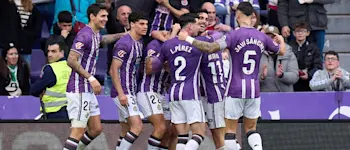 football 2024 spain liga ea sport valladolid goal celebration