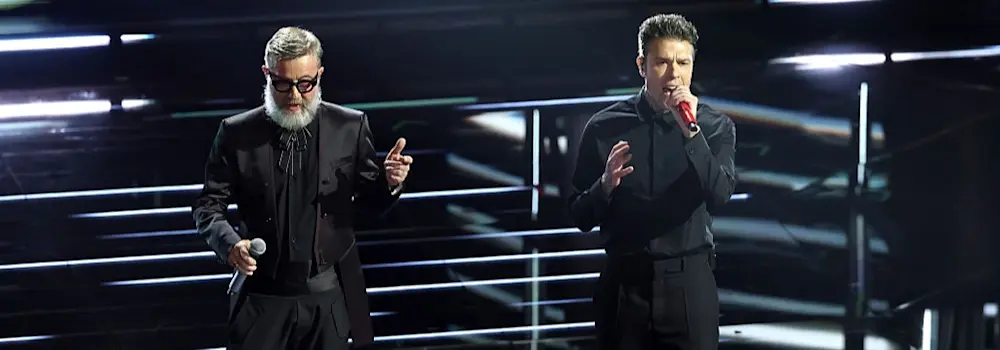 Fedez-Masini Sanremo 2026 (Getty)