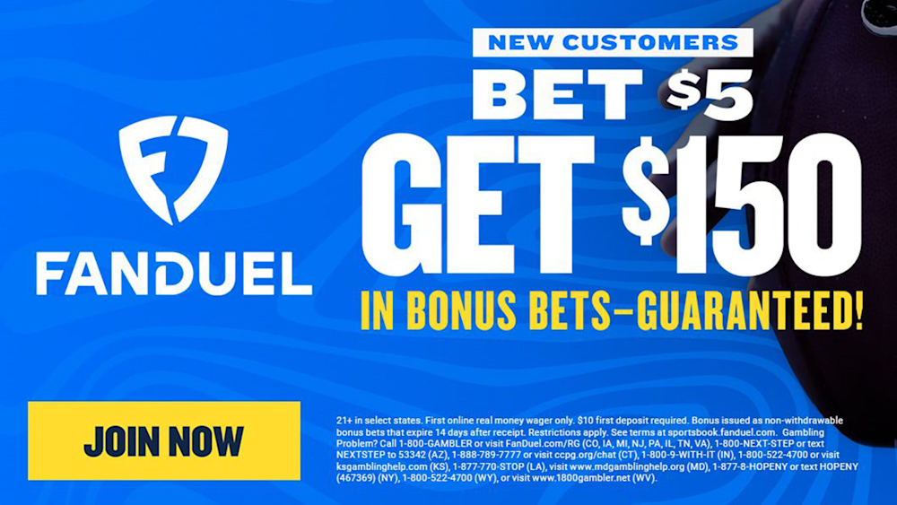 FanDuel Bet $5, Get $150 2023
