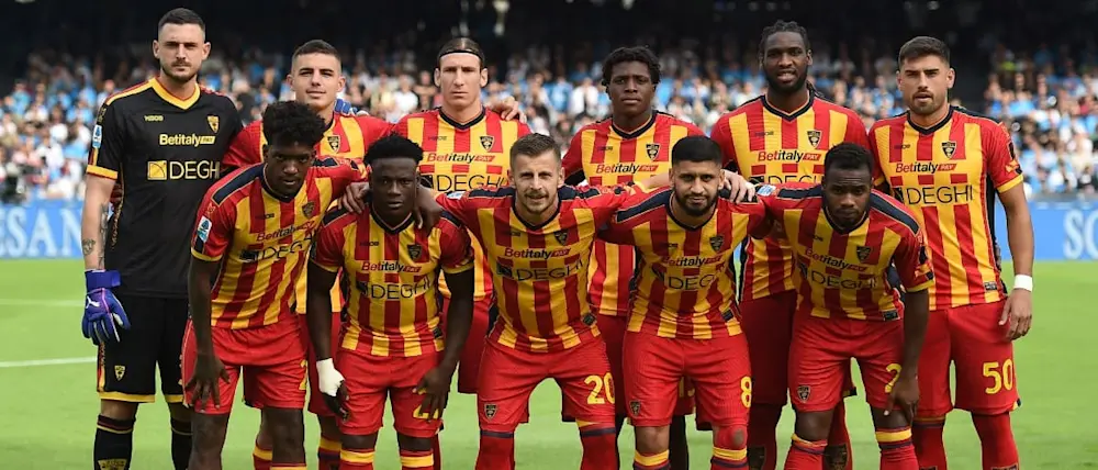 2024 football italy seriea lecce prematch photo team