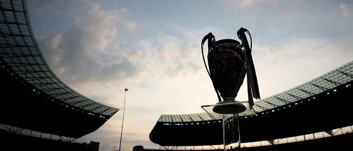 r football champions league trophy stadium