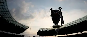 r football champions league trophy stadium