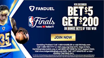 FanDuel bet $5 get $200 NBA Finals 2025